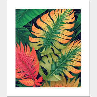 Tropical Leaves Posters and Art